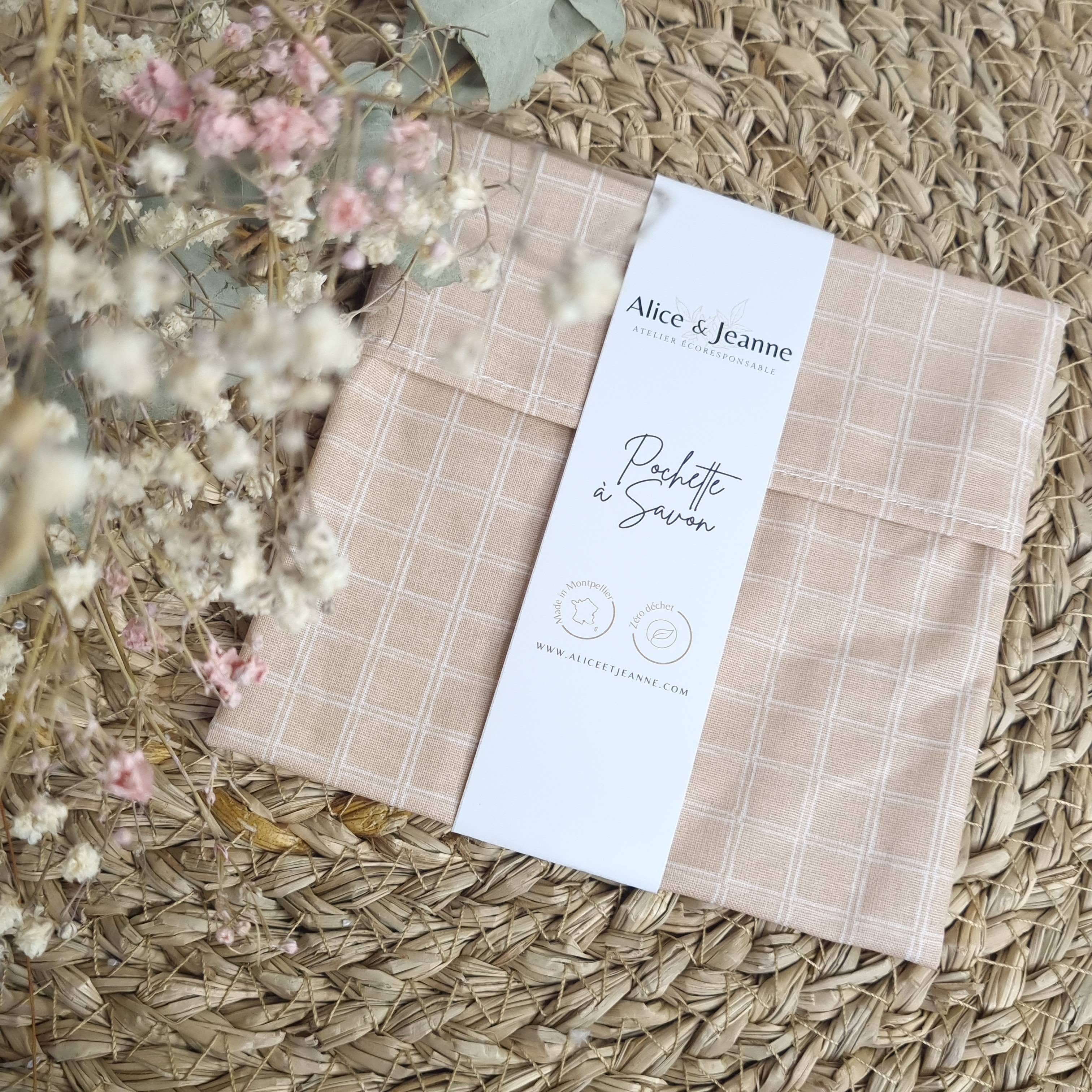 Pochette à savon - Motif Mathilde