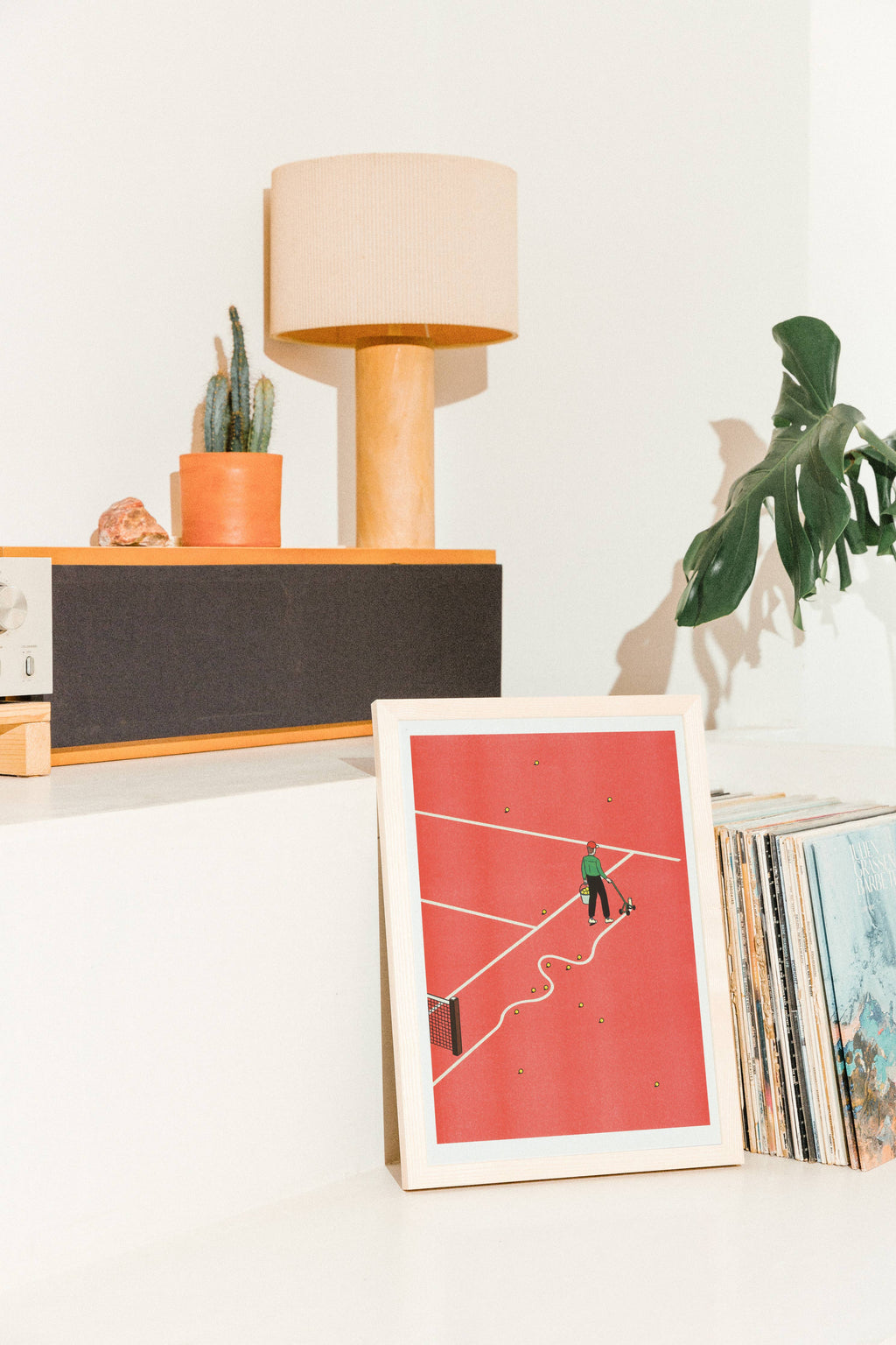 Affiche Risographie - Simon Bailly - Roland-Garros