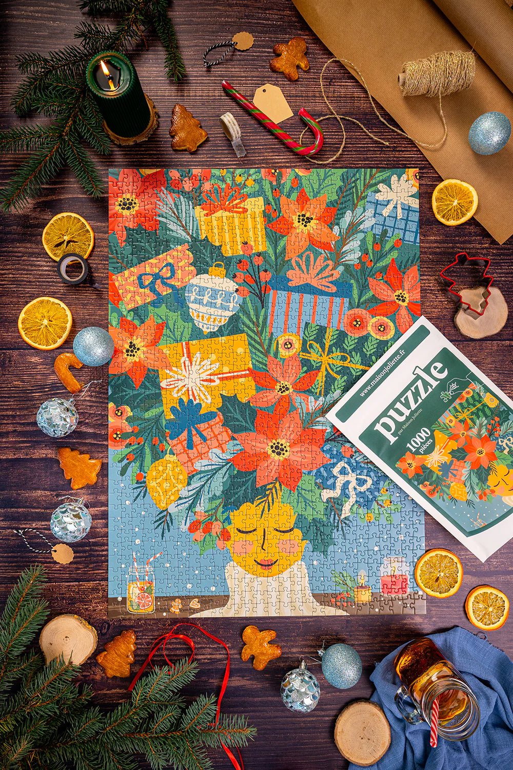 1000-piece Christmas Spirit puzzle – Maison Joliette