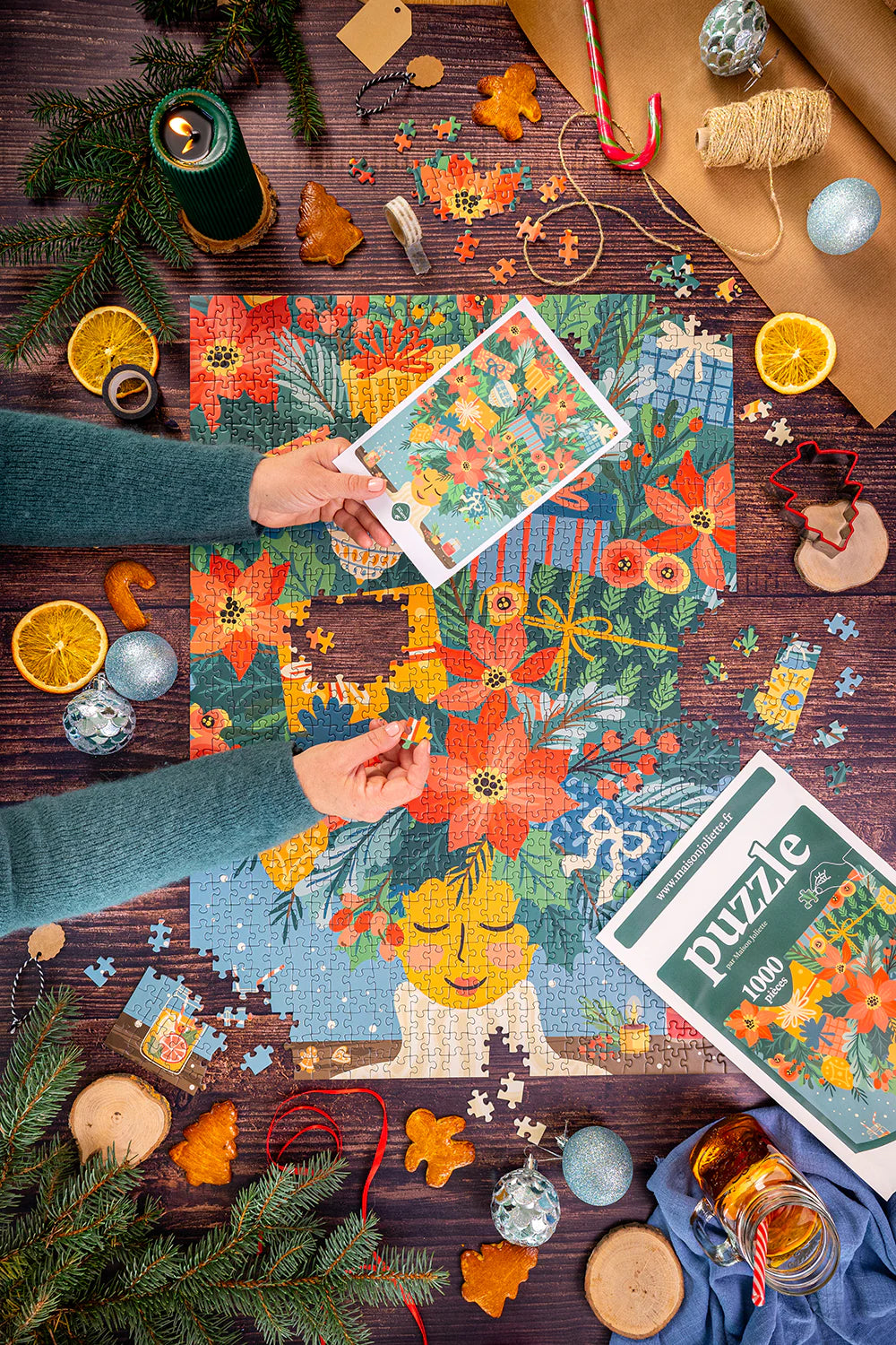 1000-piece Christmas Spirit puzzle – Maison Joliette