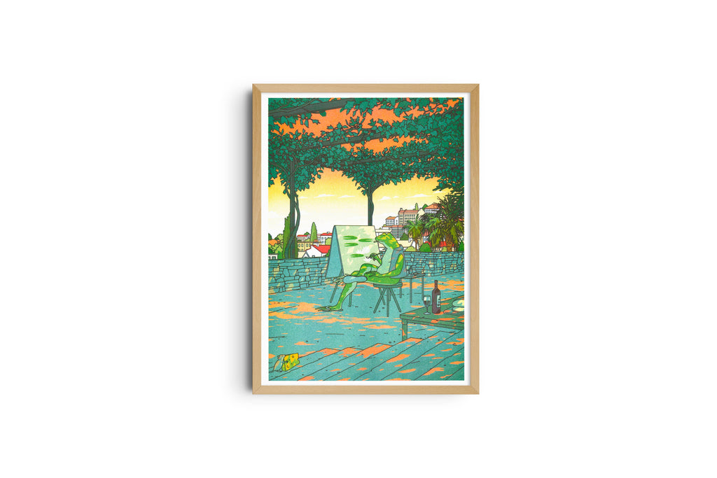 Affiche Risographie – Liam Cobb – If Nature Could Capture Nature