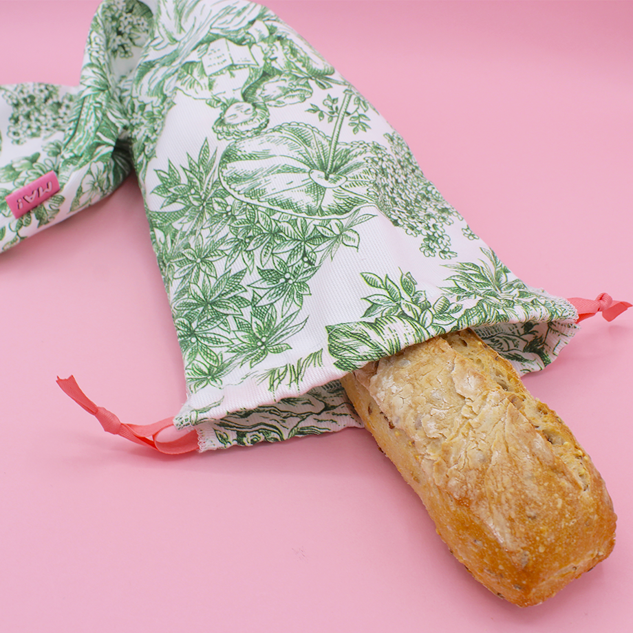 Sac à baguette réutilisable en tissu – Fabriqué en France