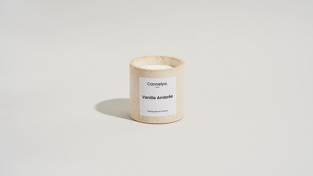 Amber Vanilla Scented Candle - Havana Ochre Pot