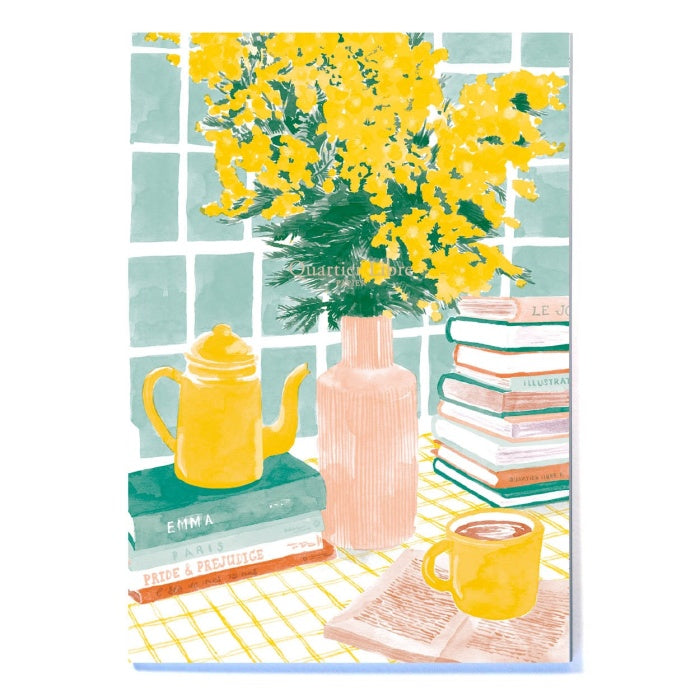 Mimosa Notebook - Free Quarter