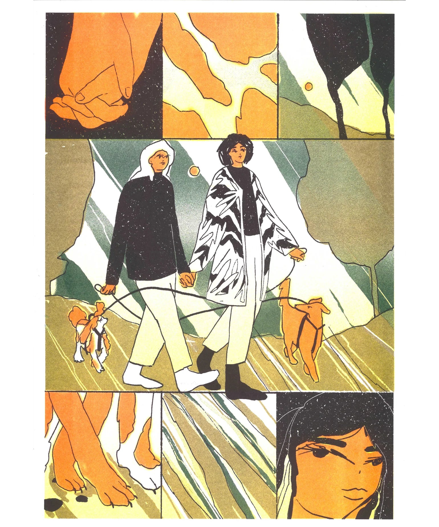 Risography Poster - Liam Cobb – Nowhere in Japan