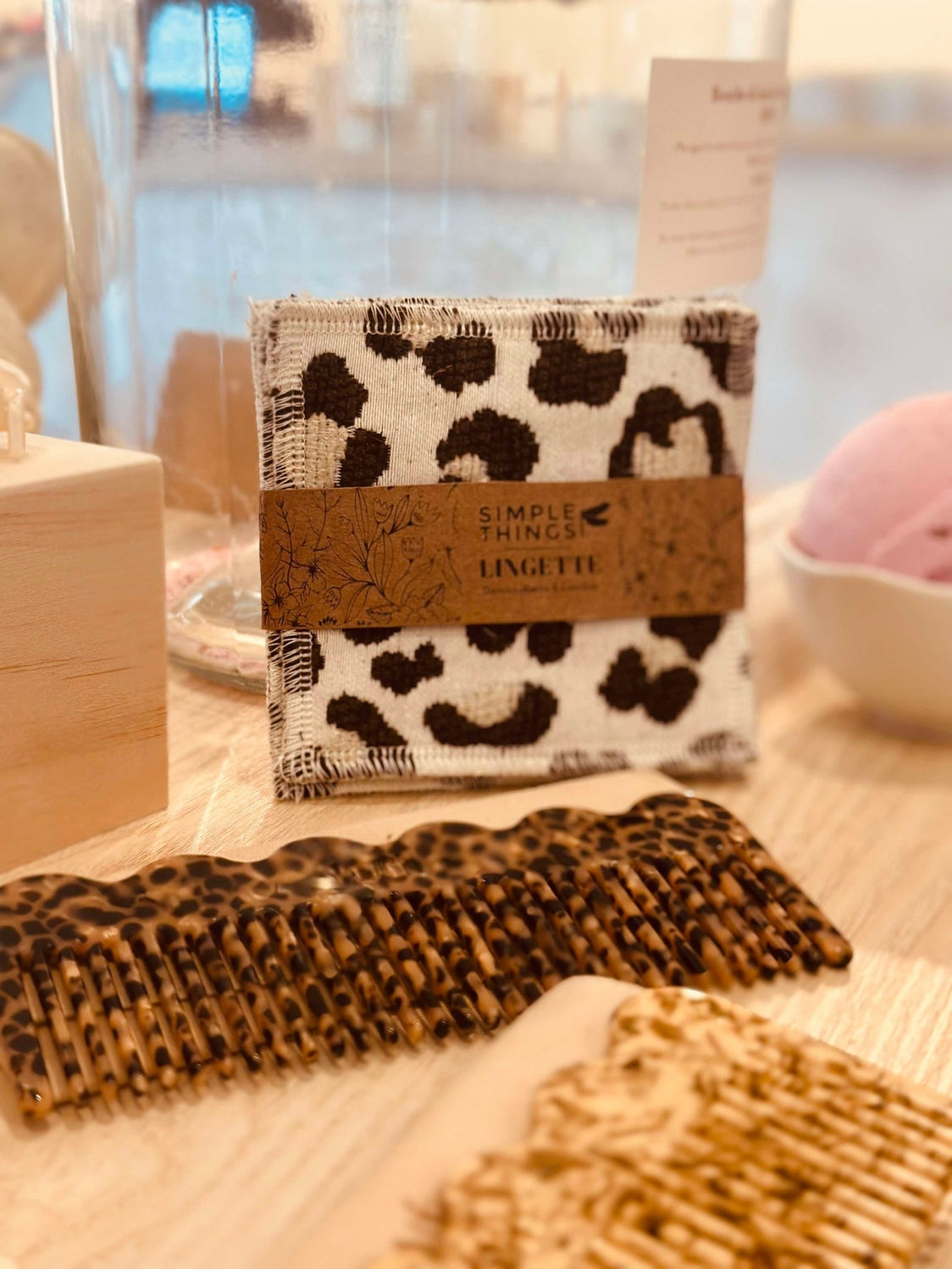 Leopard washable &amp; reusable makeup remover wipes