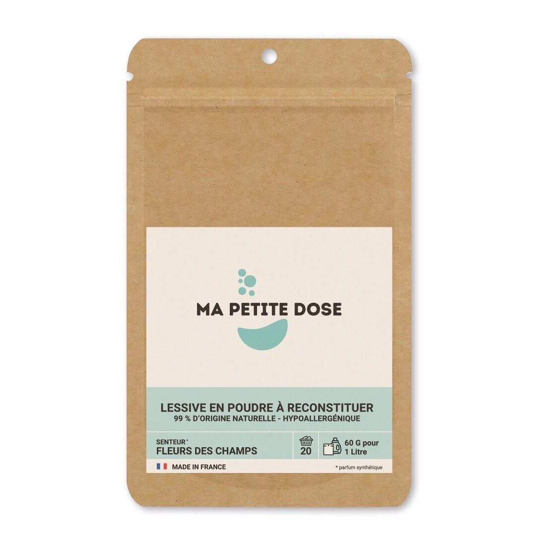Laundry detergent to reconstitute - 1 Liter - Wildflower scent