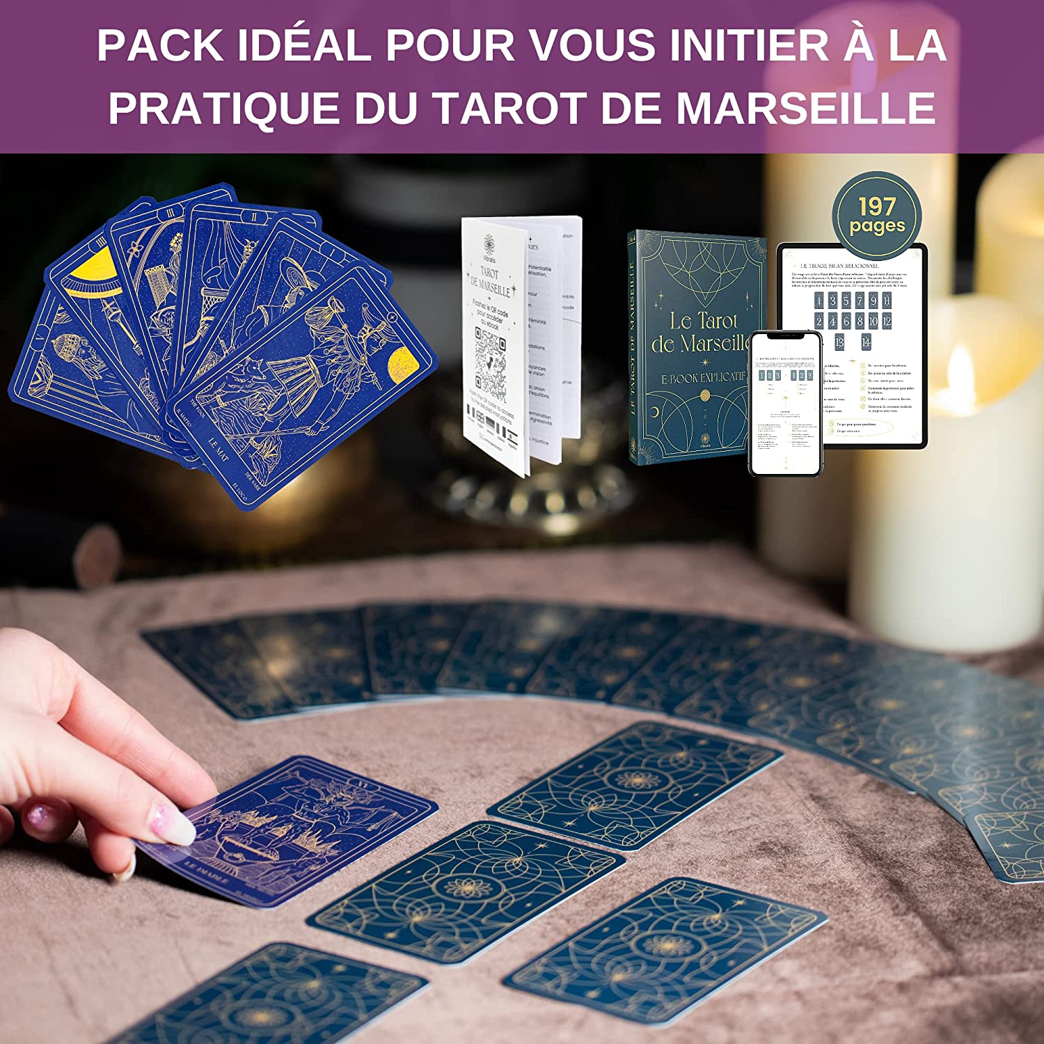 Tarot of Marseille – Divinatory Tarot &amp; Explanatory E-Book