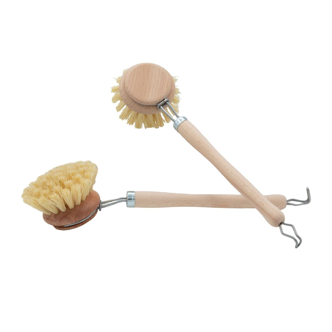 Dish Brush in Beech Wood and Vegetable Fiber - Removable Head