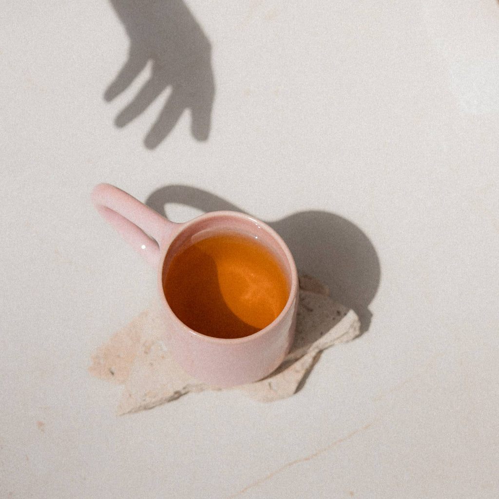 Grande tasse en céramique - Fait main Rose