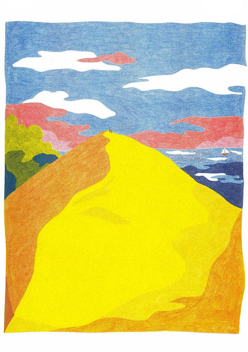 Affiche Risographie - Elise Enjalbert - Dune du Pilat