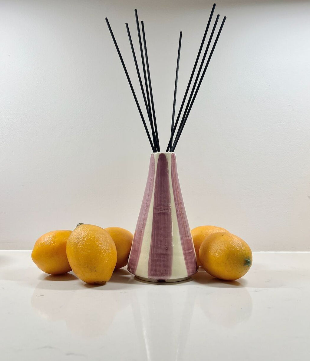 Hand-painted glazed ceramic diffuser – Fig