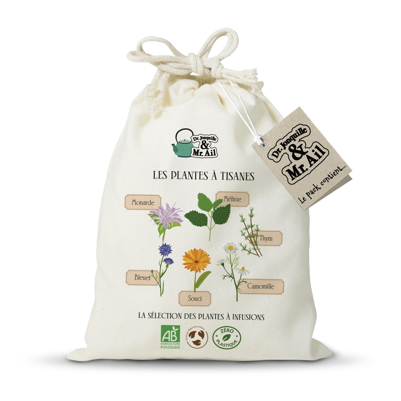 Organic Seed Kit - Herbal Tea Plants