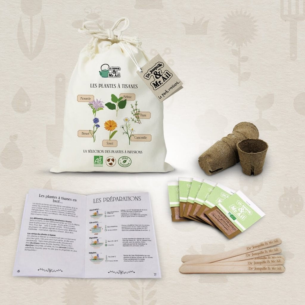 Organic Seed Kit - Herbal Tea Plants