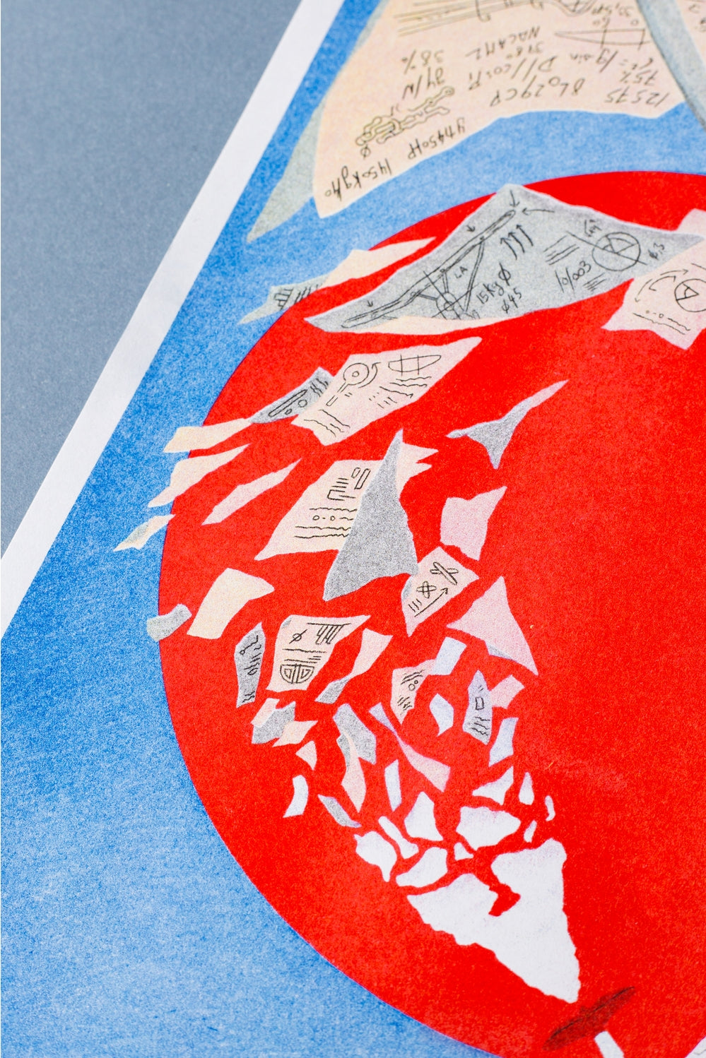 Risograph Poster - Miyazaki / The Wind Rises - Téo Transinne