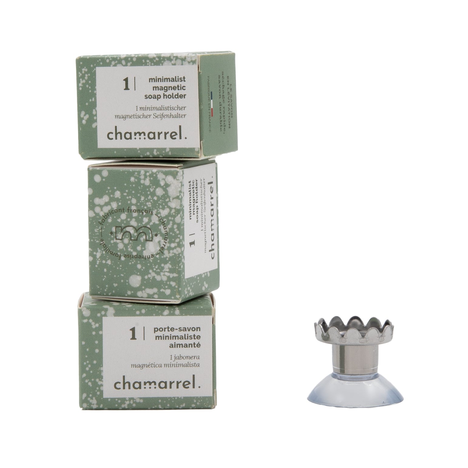 Magnetic soap dish