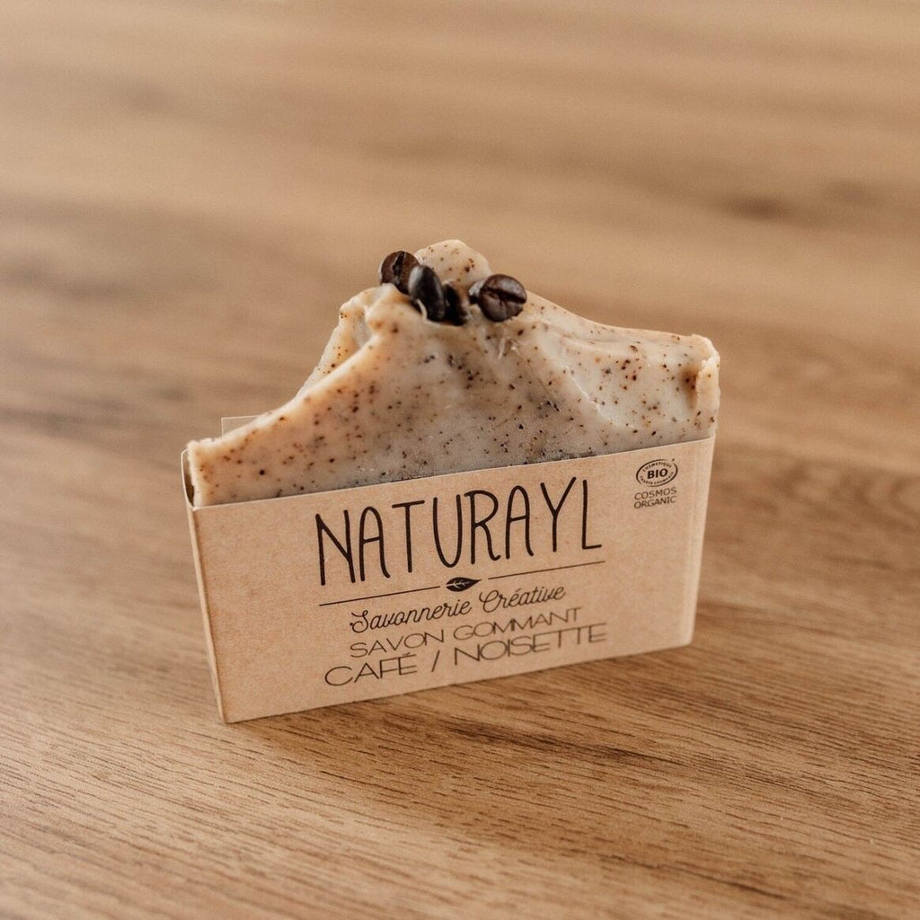 Organic Coffee/Hazelnut Soap – Gentle and Nourishing Exfoliator