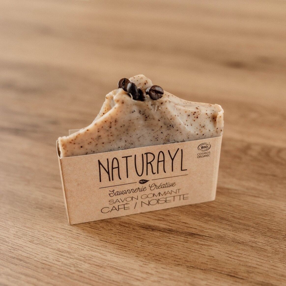 Organic Coffee/Hazelnut Soap – Gentle and Nourishing Exfoliator