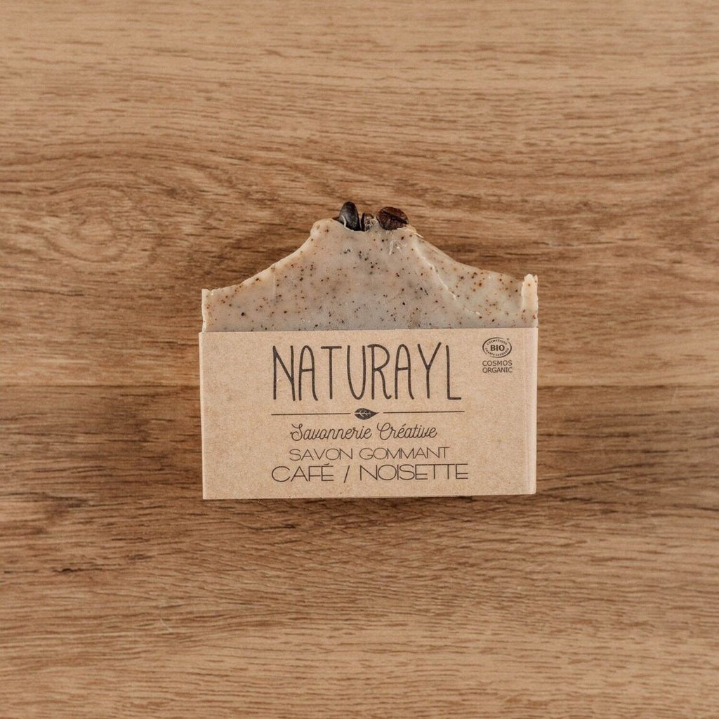 Organic Coffee/Hazelnut Soap – Gentle and Nourishing Exfoliator