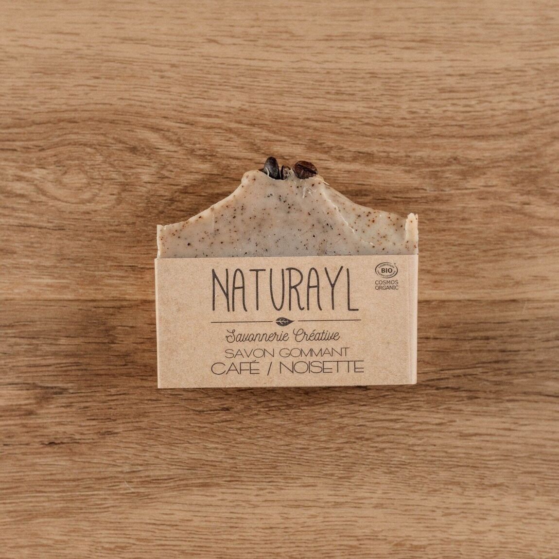Organic Coffee/Hazelnut Soap – Gentle and Nourishing Exfoliator