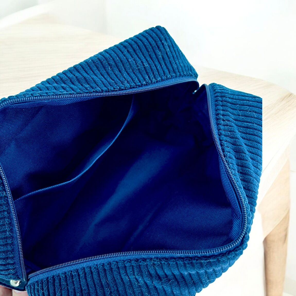 XL Toiletry Bag - "Corduroy" Navy