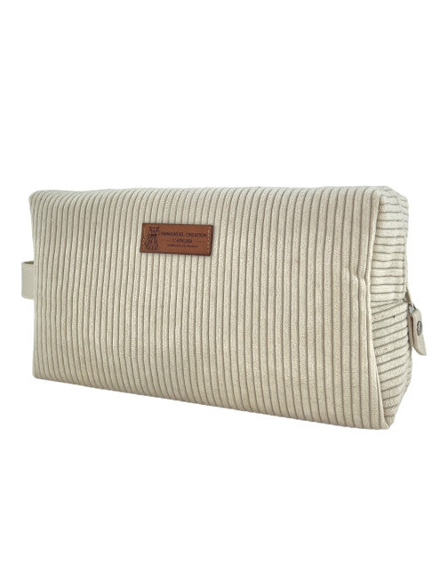 XL Toiletry Bag - Beige Corduroy